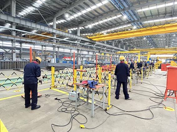 公司舉辦電焊工、電工技術(shù)比武