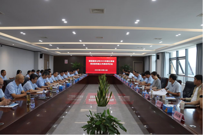 公司召開黨支部黨建工作質(zhì)效評價(jià)會(huì)議